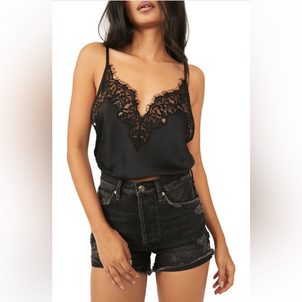 Free People Night Out Lace Blossom Brami Bralette NWT!